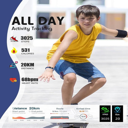 Kids' smartwatch with GPS, fitness tracking and health functions – Viona