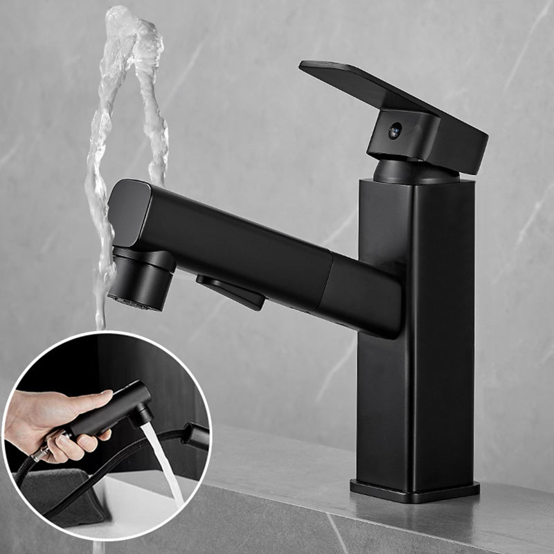 Kitchen Faucet with Swivel Spout, Single Handle Faucet with Pull-Down Sprayer