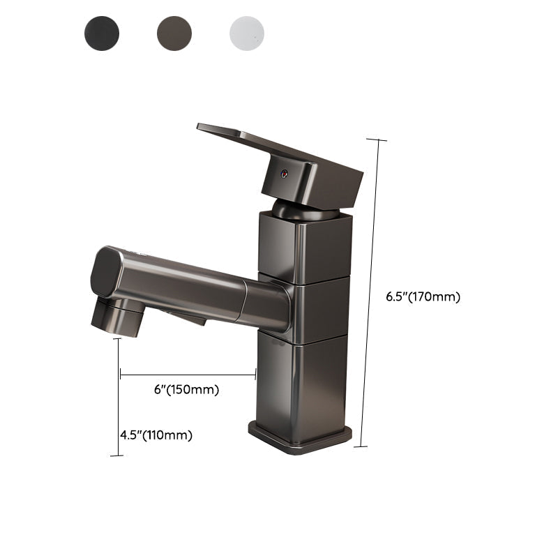 Kitchen Faucet with Swivel Spout, Single Handle Faucet with Pull-Down Sprayer