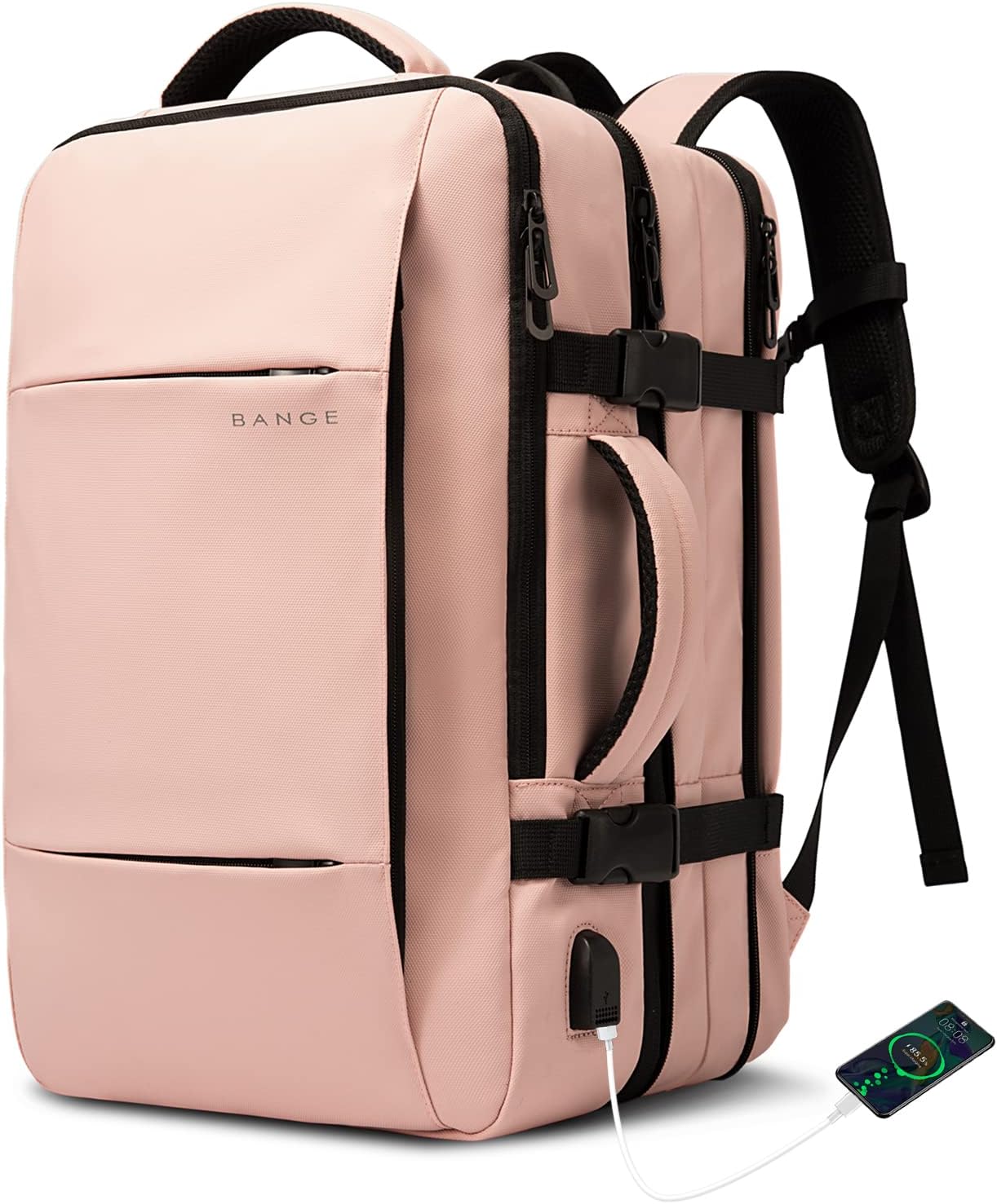 Expandable 26–45L Waterproof Travel Backpack with Laptop Sleeve & Duffle Carry | Bowlift
