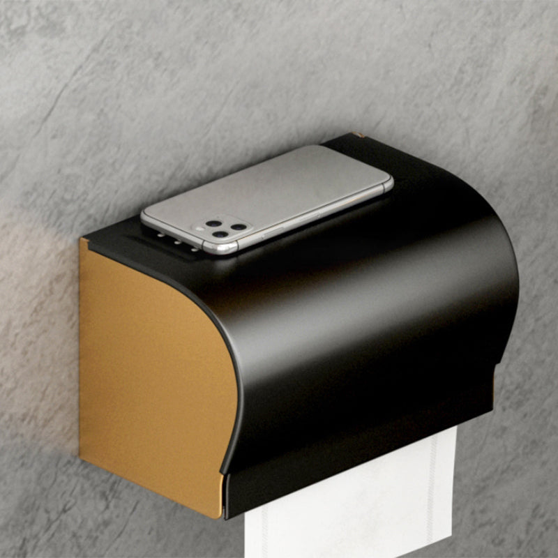 BowLift | Modern Bathroom Accessories Set Paper Holder Towel Bar Black Bathroom Accessories Set