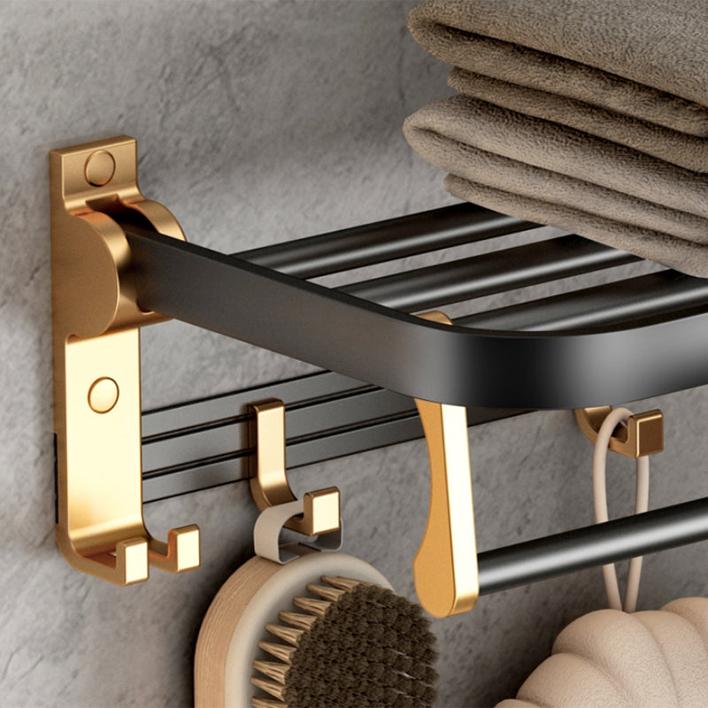 BowLift | Modern Bathroom Accessories Set Paper Holder Towel Bar Black Bathroom Accessories Set