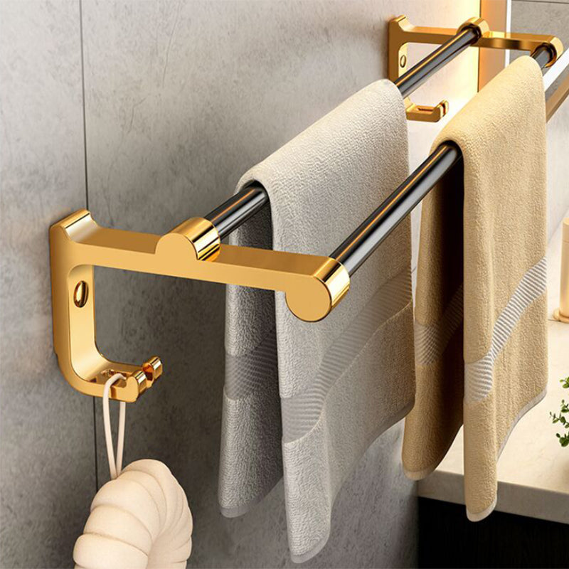 BowLift | Modern Bathroom Accessories Set Paper Holder Towel Bar Black Bathroom Accessories Set