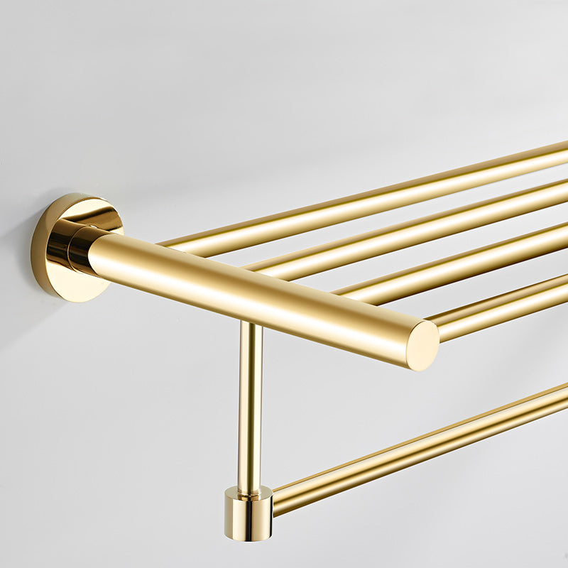 BowLift | 4 Pieces Traditional Bathroom Accessory Set Brass Bathroom Set in Matte Gold