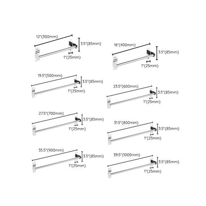 BowLift | 3-piece Stainless Steel Bathroom Accessory Set Modern Chrome Object Stand