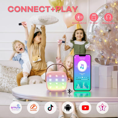 Skanto | Portable Mini Karaoke Machine with Bluetooth Speaker and 2 Wireless Microphones – Veylo