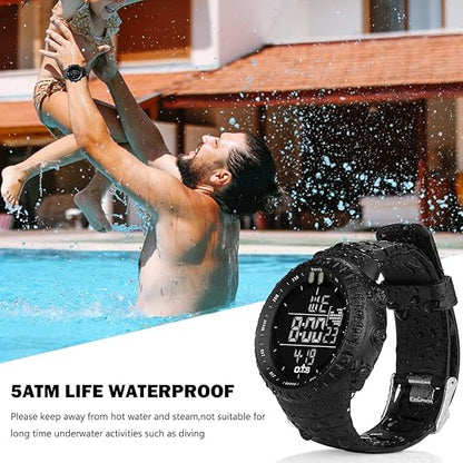 Skanto | Henry Waterproof Men's Digital Sports Watch – Shockproof, Tactical & LED Illuminated Outdoor Watch