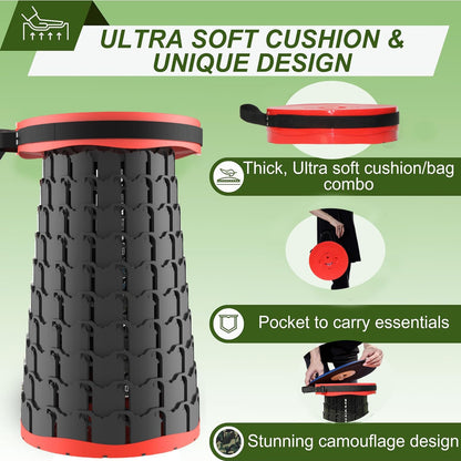 BowLift | Collapsible Stool with Cushion – SitMax