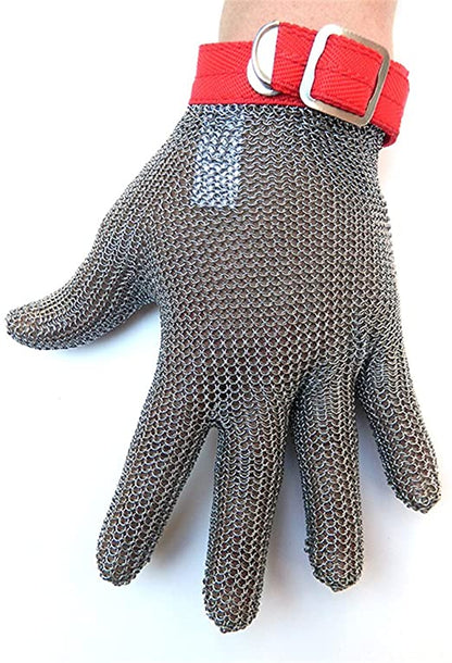 Stainless steel cut-resistant glove