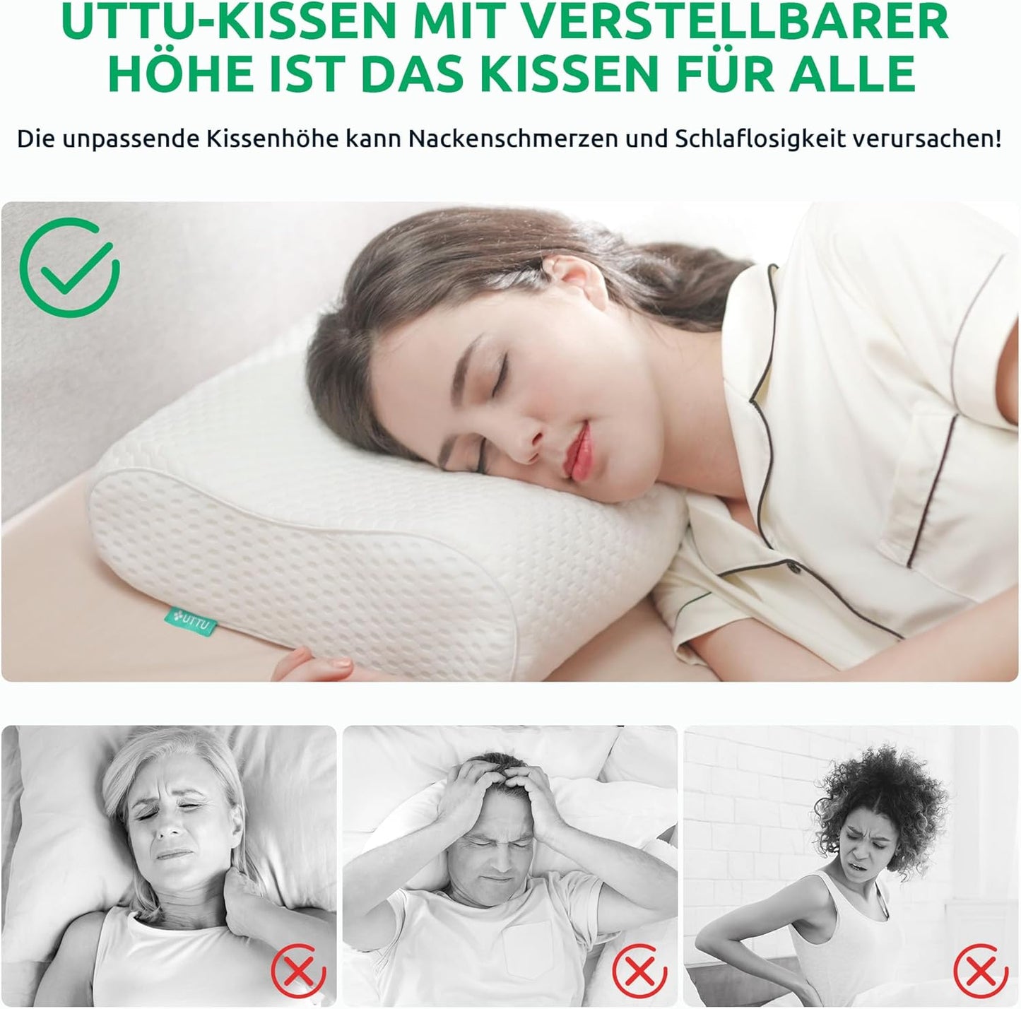 Skanto | Ergonomic Orthopedic Neck Pillow