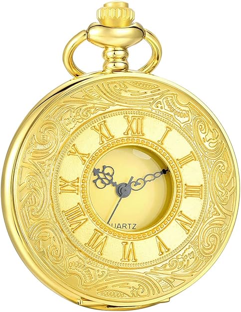 Classic Retro Pocket Watch for Men Skanto