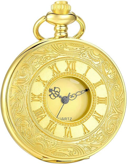 Classic Retro Pocket Watch for Men Skanto