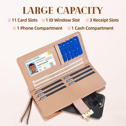 Stylish Leather Wallet for Women Bowlift