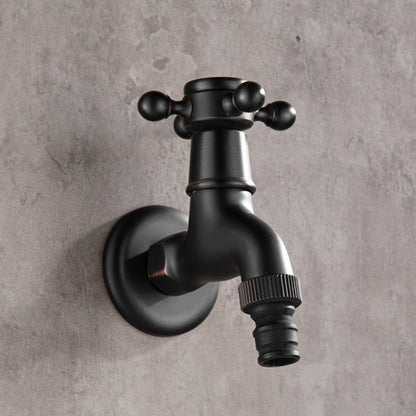 BowLift | Wide Bathroom Sink Faucet Wall-Mounted Cross Handle Faucet