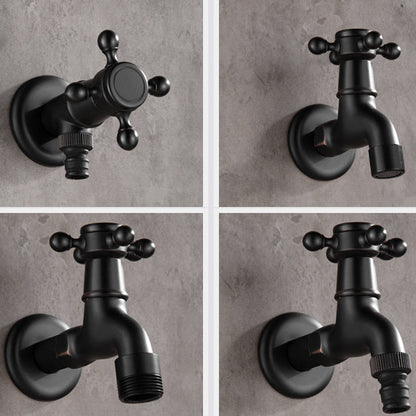 BowLift | Wide Bathroom Sink Faucet Wall-Mounted Cross Handle Faucet