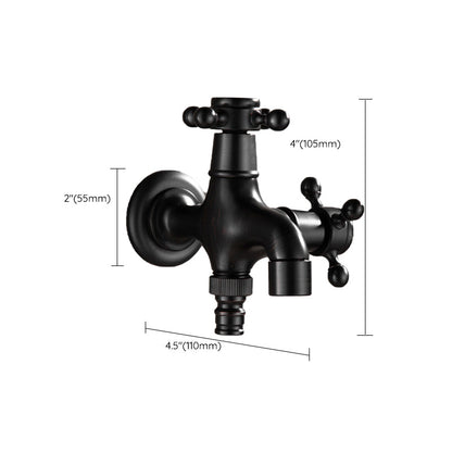 BowLift | Wide Bathroom Sink Faucet Wall-Mounted Cross Handle Faucet