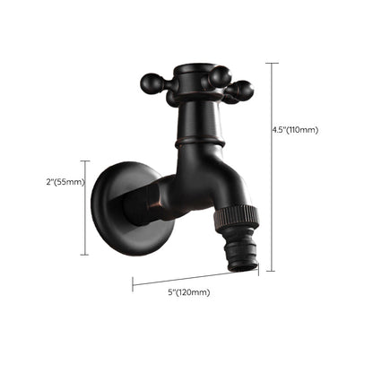 BowLift | Wide Bathroom Sink Faucet Wall-Mounted Cross Handle Faucet