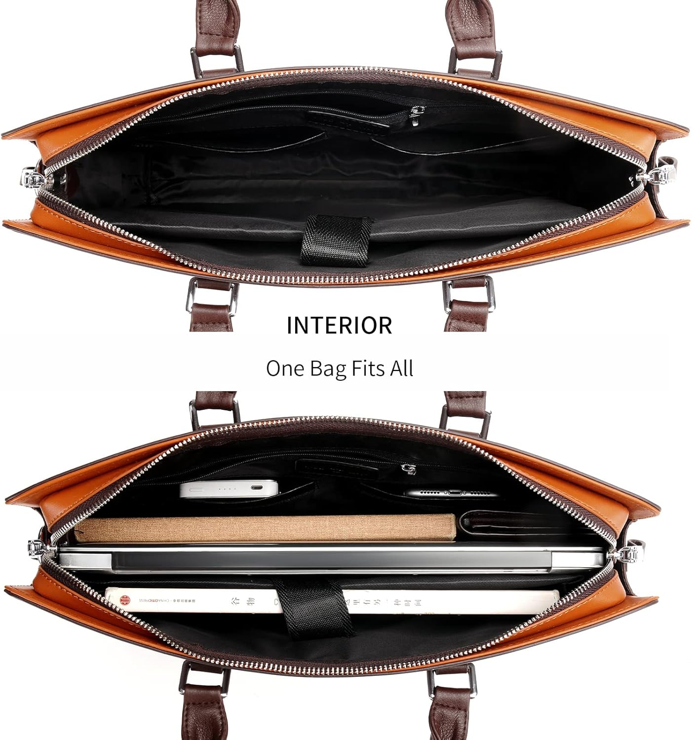 Genuine Leather Multi-compartment Business Bag for Professionals | Karnz