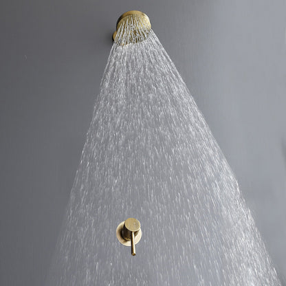 BowLift | Stainless Steel Shower Combination Round Fixed Shower Head with Shower Arm