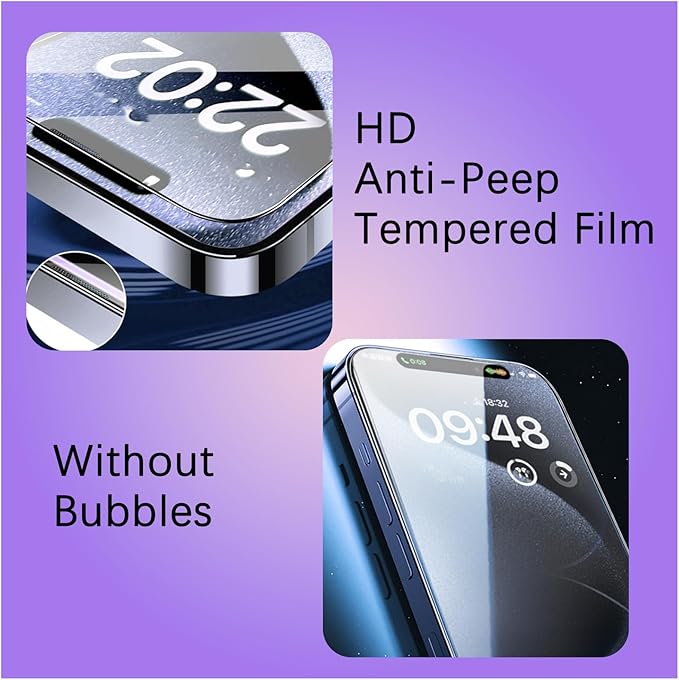 Skanto | iShield Privacy – 3-in-1 Privacy Glass Film for iPhone