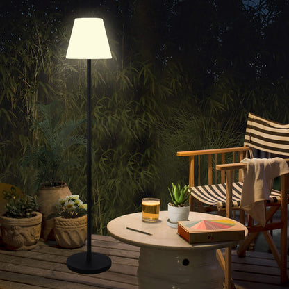 Skanto | Gewiny Solar Powered Outdoor Floor Lamp - Dimmable LED, Waterproof, Wireless for Patio & Garden