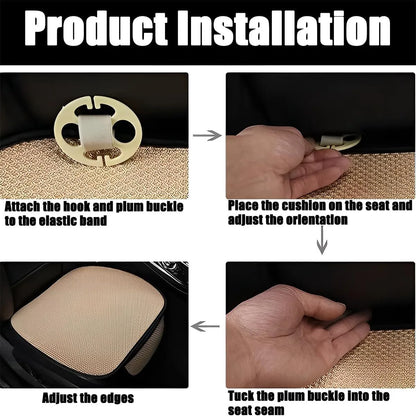 BowLift | Non-slip car pillow made of ice silk, suitable for summer use