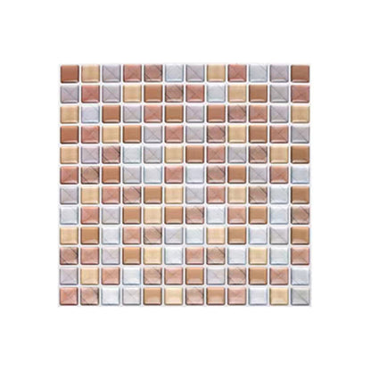BowLift | Plastic Peel & Stick Mosaic Tile Waterproof Peel & Stick Mosaic Tile with Square Shape