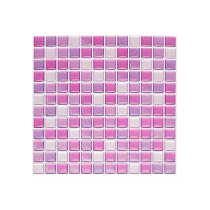 BowLift | Plastic Peel & Stick Mosaic Tile Waterproof Peel & Stick Mosaic Tile with Square Shape