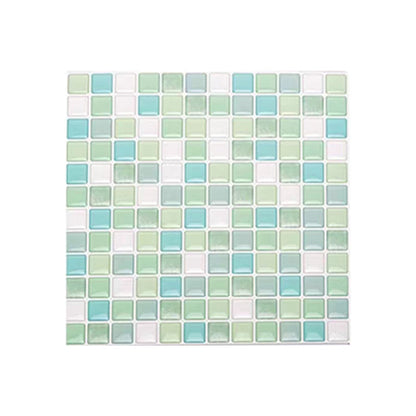 BowLift | Plastic Peel & Stick Mosaic Tile Waterproof Peel & Stick Mosaic Tile with Square Shape