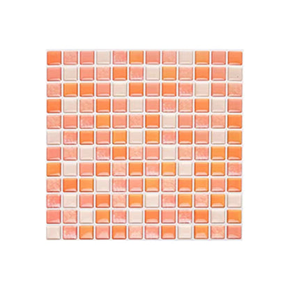 BowLift | Plastic Peel & Stick Mosaic Tile Waterproof Peel & Stick Mosaic Tile with Square Shape