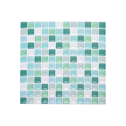 BowLift | Plastic Peel & Stick Mosaic Tile Waterproof Peel & Stick Mosaic Tile with Square Shape