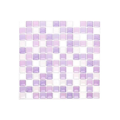 BowLift | Plastic Peel & Stick Mosaic Tile Waterproof Peel & Stick Mosaic Tile with Square Shape