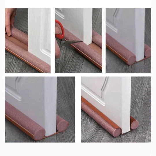 Door seal against draughts – without drilling, 90 cm | Karnz