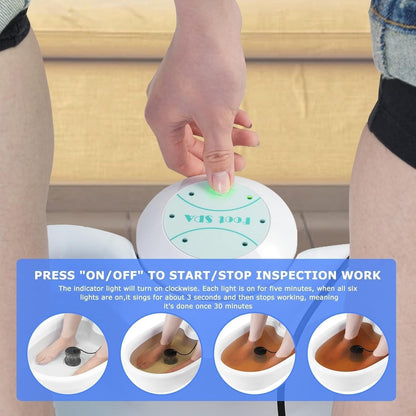Skanto Skanto | Ionic Detox Foot Bath | Professional Quality, Energy Boosting & Deep Cleansing for Home Use