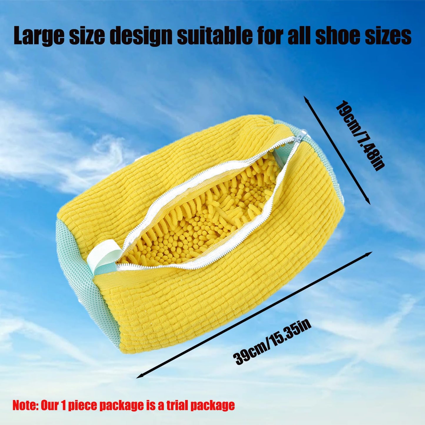 Shoe wash bag (2-pack)