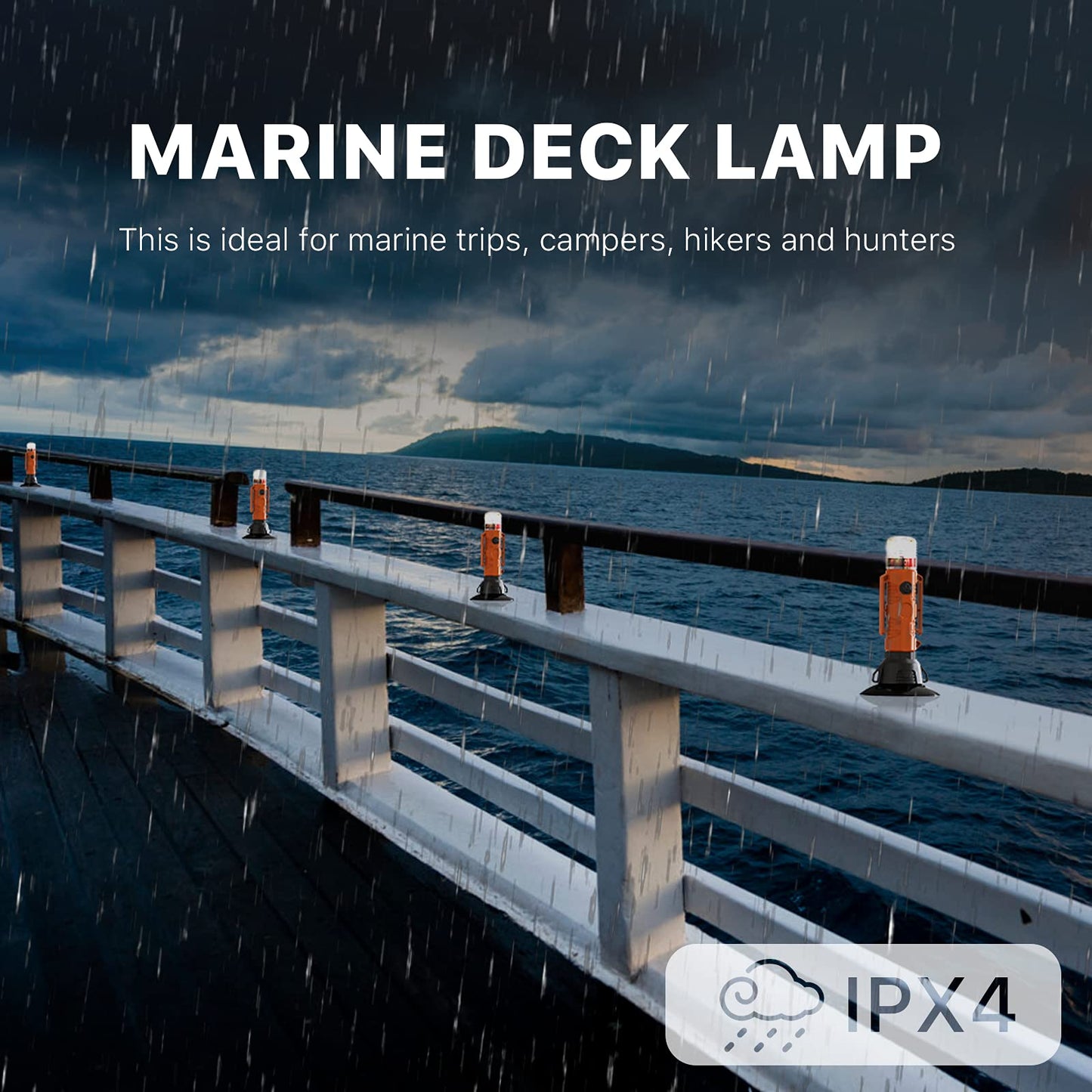 Skanto | Goodsmann Kayak Light With Marine Signal Rear Light & Suction Cup - Night Kayaking Essential