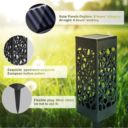 12X Solar Lights LED Path Lights Garden Lighting | Bowlift