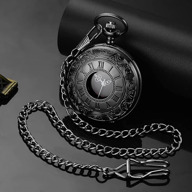 Classic Retro Pocket Watch for Men Skanto