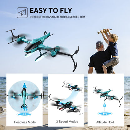 Skanto | RC Helicopter Drone with 1080P HD Camera for Kids Adults