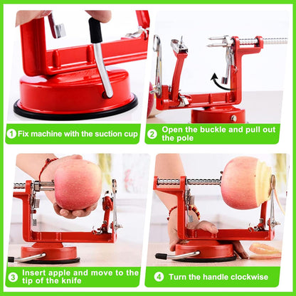 Skanto | Apple Peeler & Slicer With Suction Cup - Core Remover