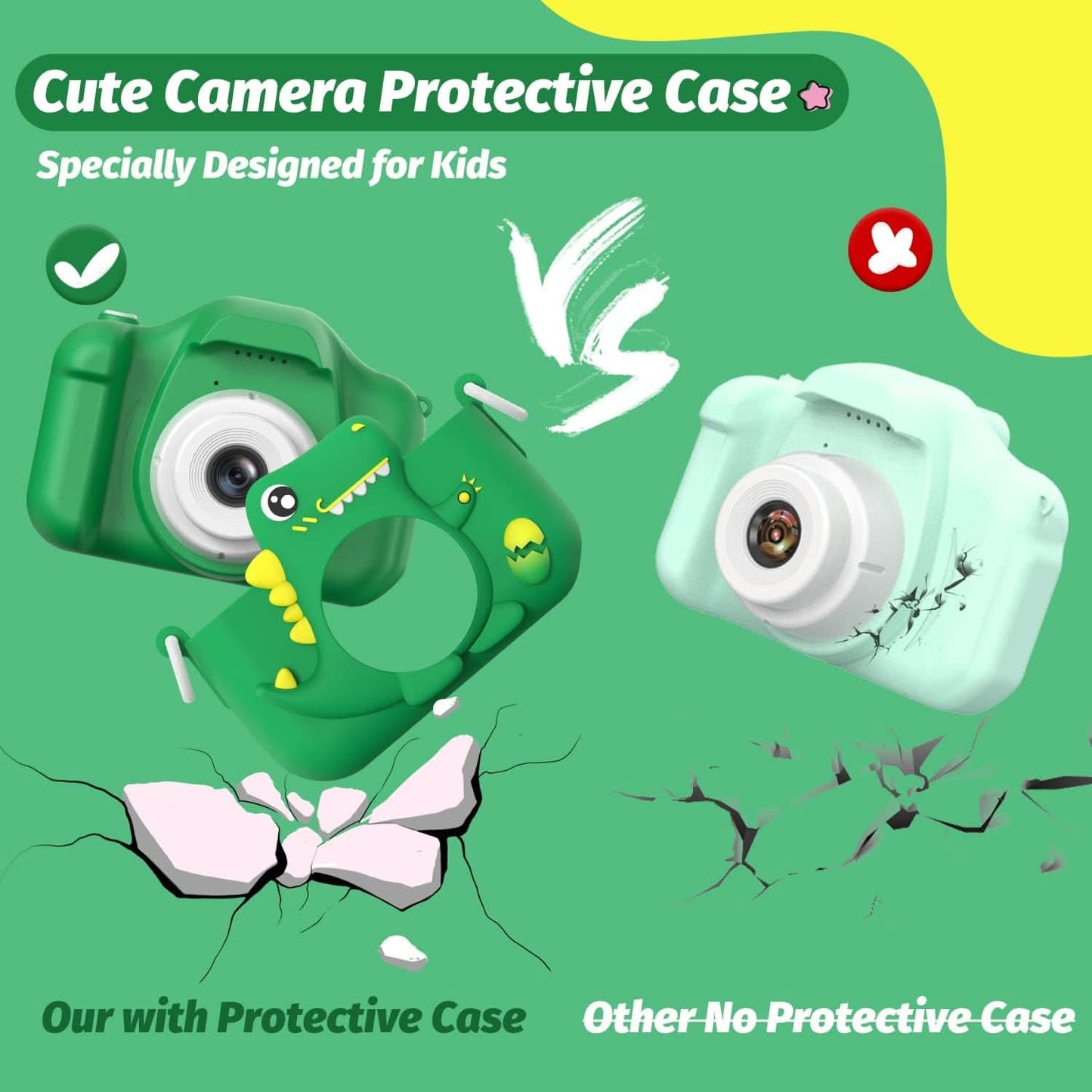 Skanto | PhotoDino – Dinosaur Kids Camera with 1080p HD & Selfie Function