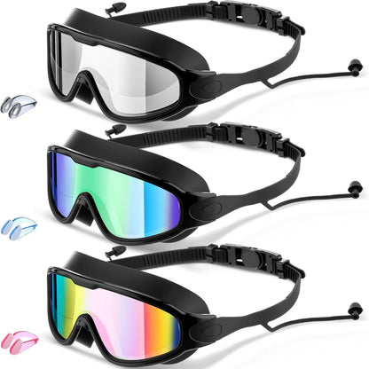 Swim goggles 3-piece set for adults & children | Bowlift