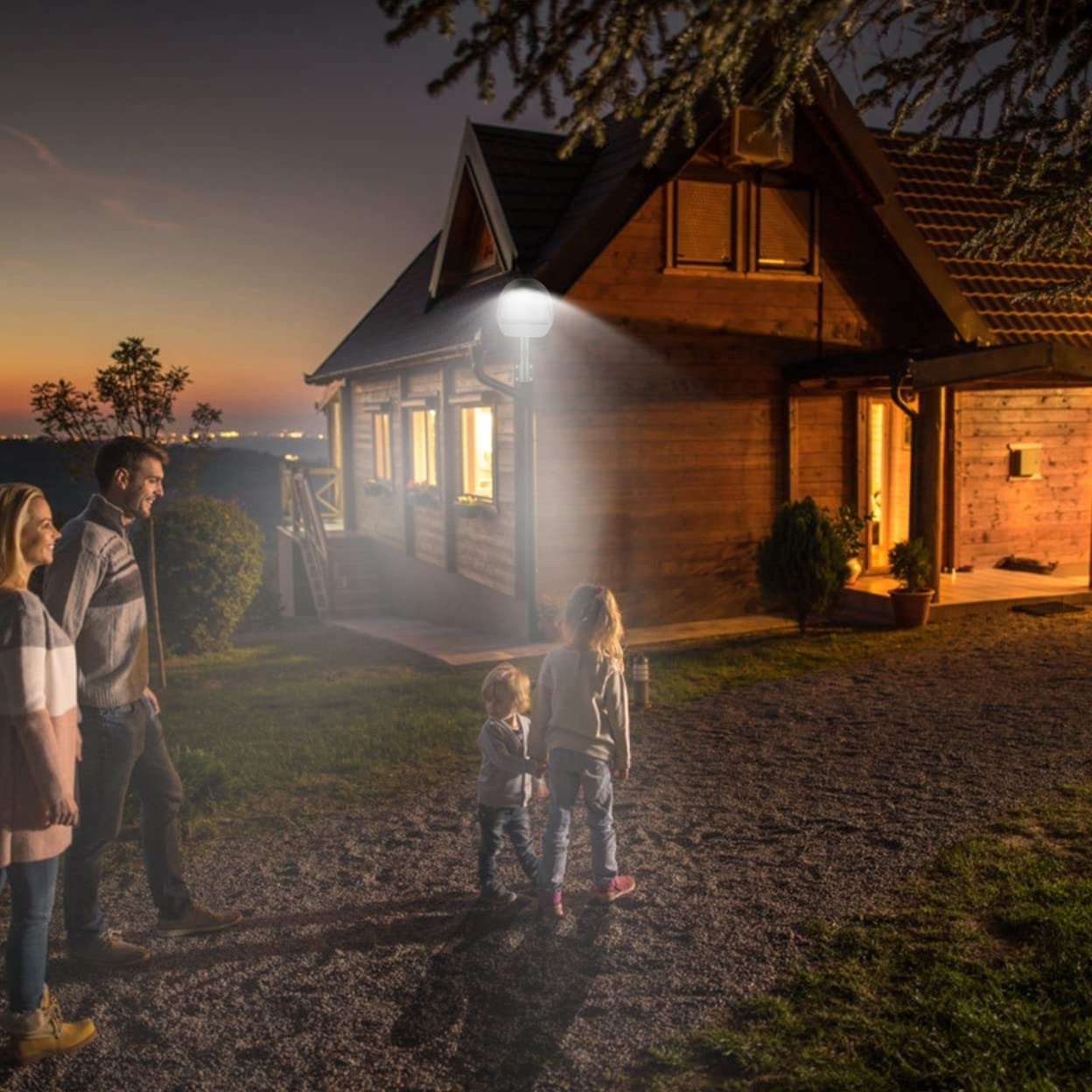 Skanto | Kocaso Wall Pack LED Lights 144 Leds With Photocell Sensor - Ip65 Waterproof Outdoor Lamp