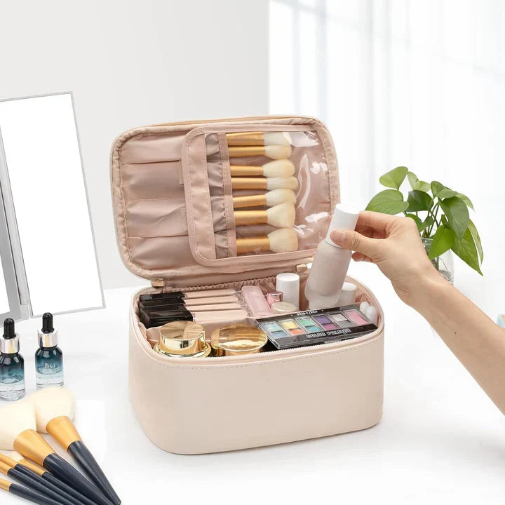 BowLift | Practical Make-up Organizer for Traveling | With Compartments and Dividers