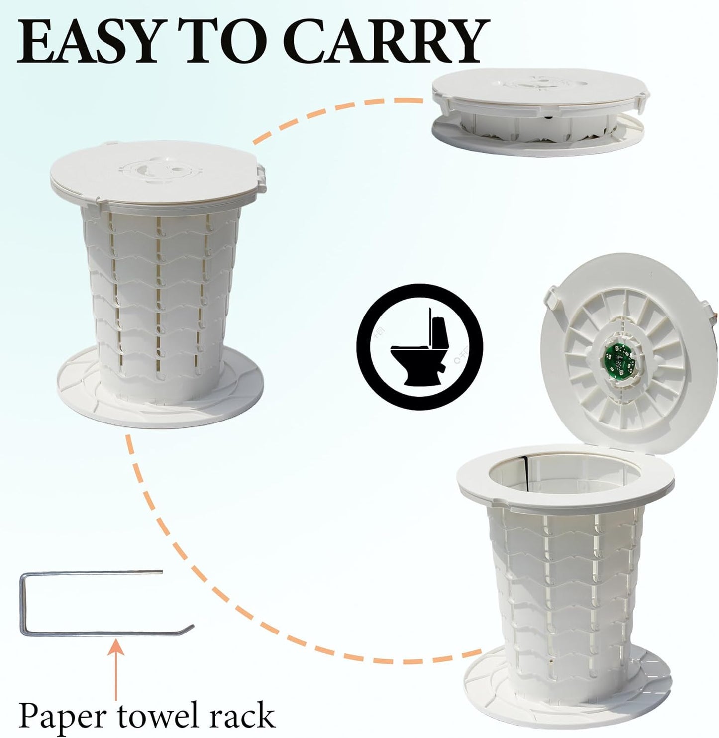 BowLift | Portable Toilet with Adjustable Height – CampMate