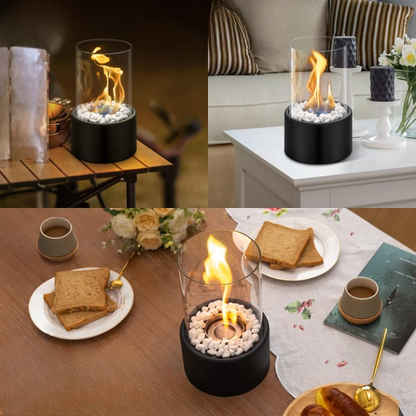 Skanto | Stylish & Modern Tabletop Fire Lantern