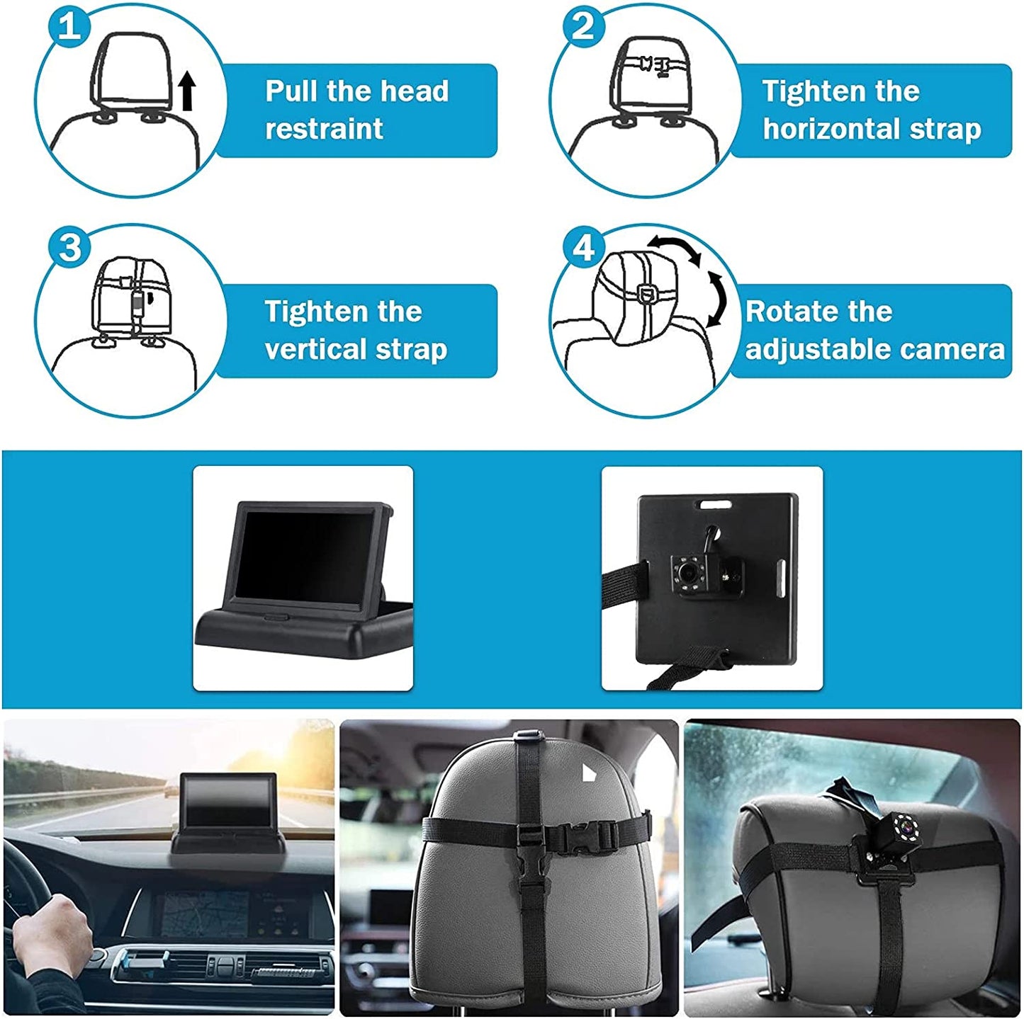 Skanto | Car Seat Monitor Camera