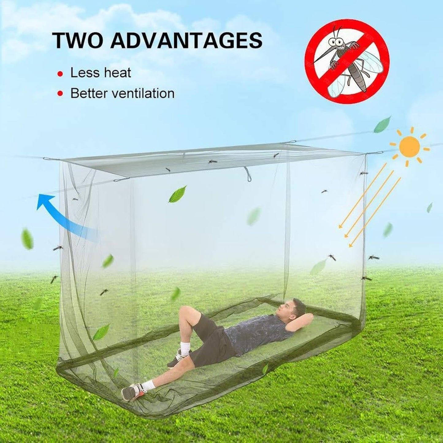 BowLift | Outdoor Rectangular Fly Net Canopy – Ventora