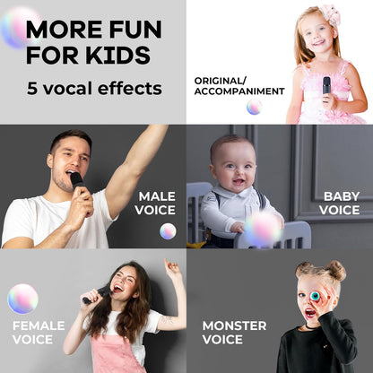 Skanto | Portable Mini Karaoke Machine with Bluetooth Speaker and 2 Wireless Microphones – Veylo