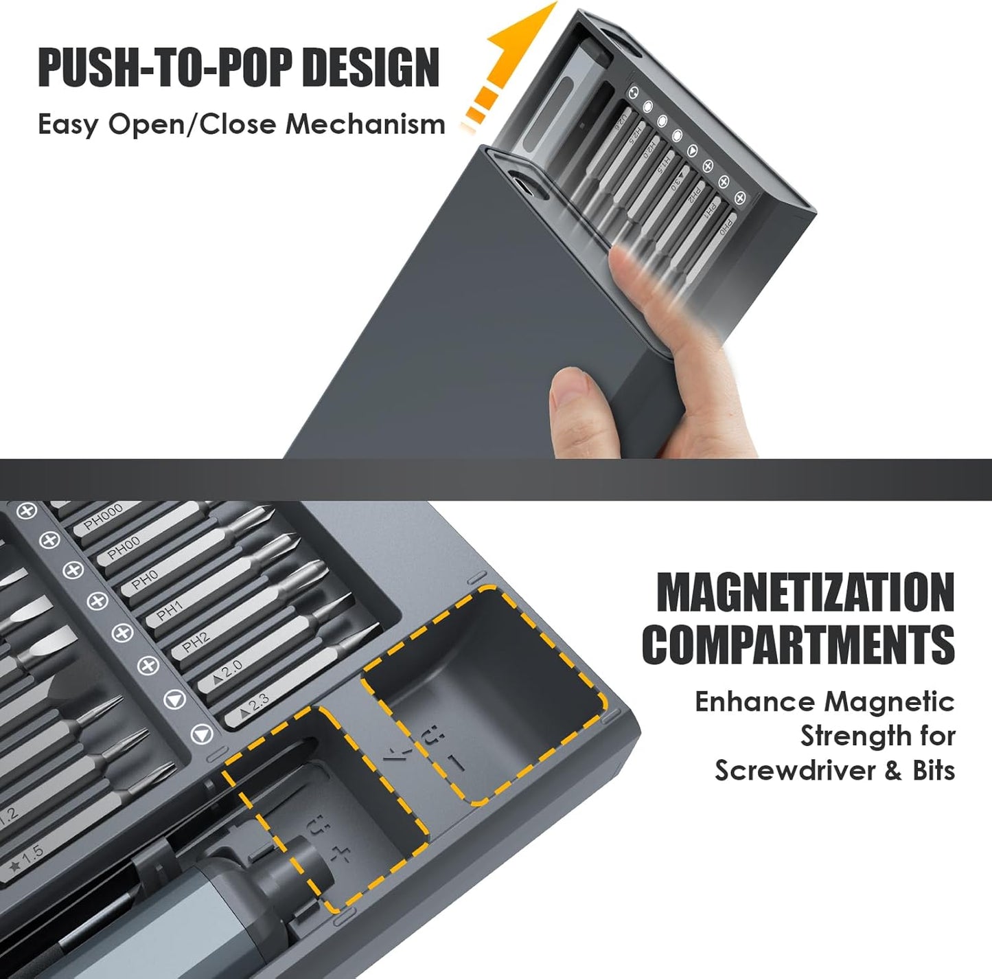 Skanto | ProFix 68-in-1 Electric Precision Screwdriver Set